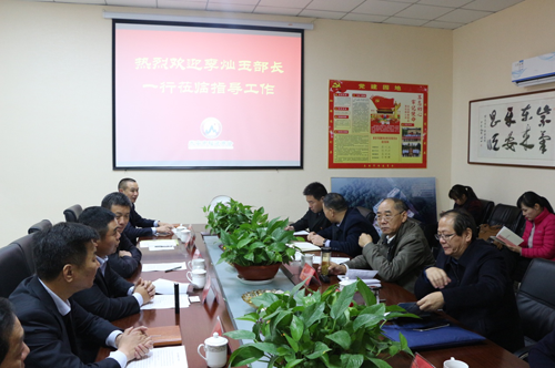 泰安市市委常委、统战部李灿玉部长一行莅临泰安市福建商会指导工作