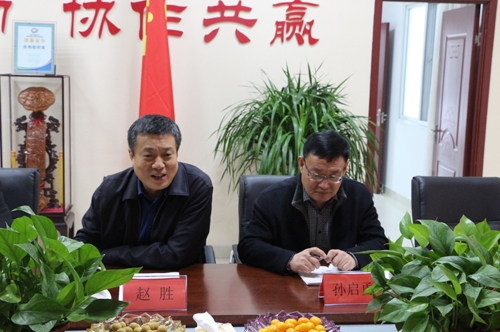 泰安市市委常委、统战部李灿玉部长一行莅临泰安市福建商会指导工作