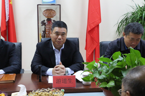 泰安市市委常委、统战部李灿玉部长一行莅临泰安市福建商会指导工作