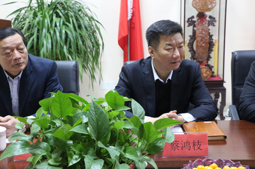 泰安市市委常委、统战部李灿玉部长一行莅临泰安市福建商会指导工作