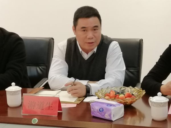 泰安市委统战部副部长、市工商联党组书记李培国到泰安市福建商会视察调研