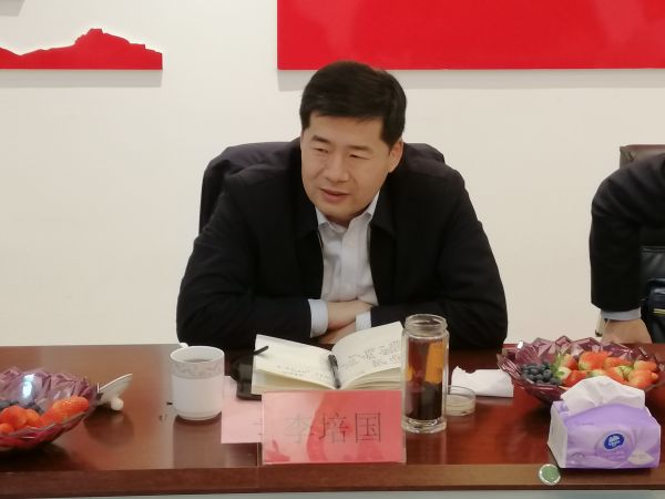 泰安市委统战部副部长、市工商联党组书记李培国到泰安市福建商会视察调研